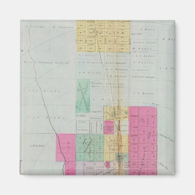 Imán Condado de Dickinson, Kansas (Frente)