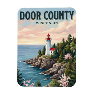 Imán Condado de Door Sturgeon Bay Wisconsin