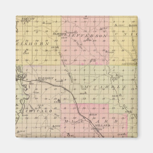 Imán Condado de Douglas, Nebraska (Frente)