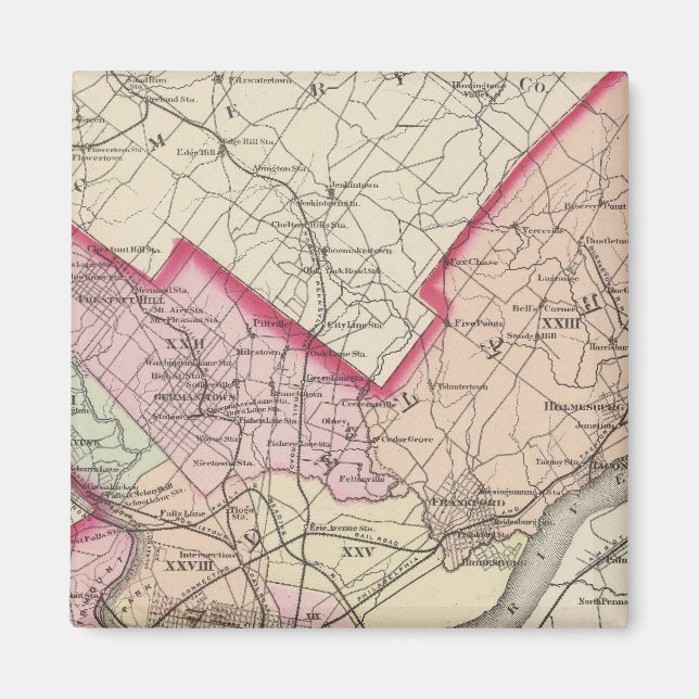 Imán Condado de Filadelfia, ciudad (Frente)