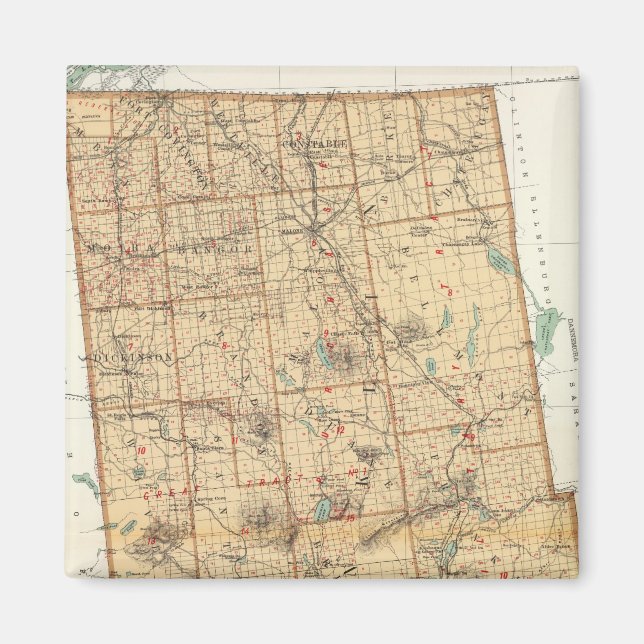 Imán Condado de Franklin (Frente)