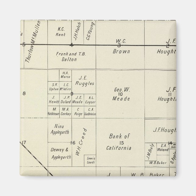 Imán Condado de Fresno, California (Frente)