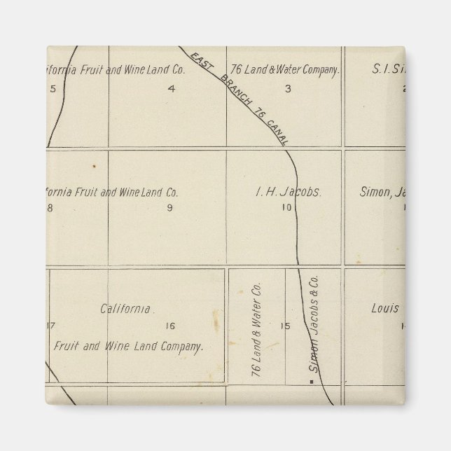 Imán Condado de Fresno, California 23 (Frente)