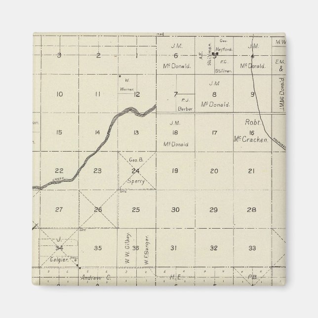 Imán Condado de Fresno, California 5 (Frente)