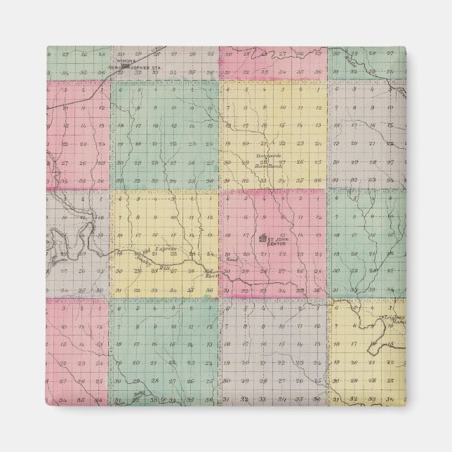 Imán Condado de Logan, Kansas (Frente)