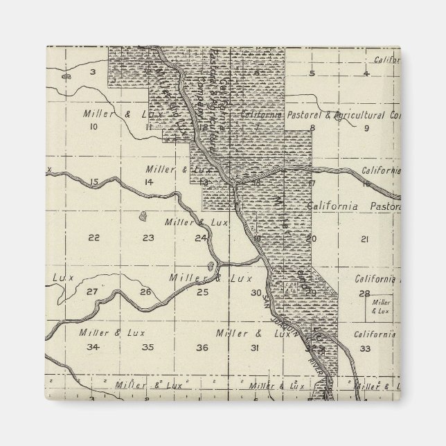 Imán Condado de Madera, California 6 (Frente)
