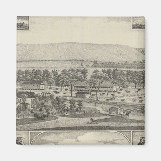 Imán Condado de Pottawatomie, Kansas (Frente)