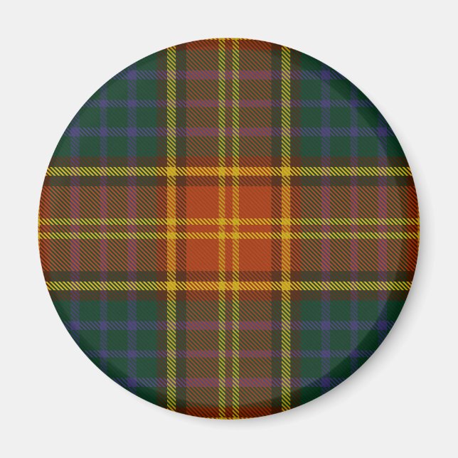 Imán Condado de Roscommon Irish Tartan (Frente)