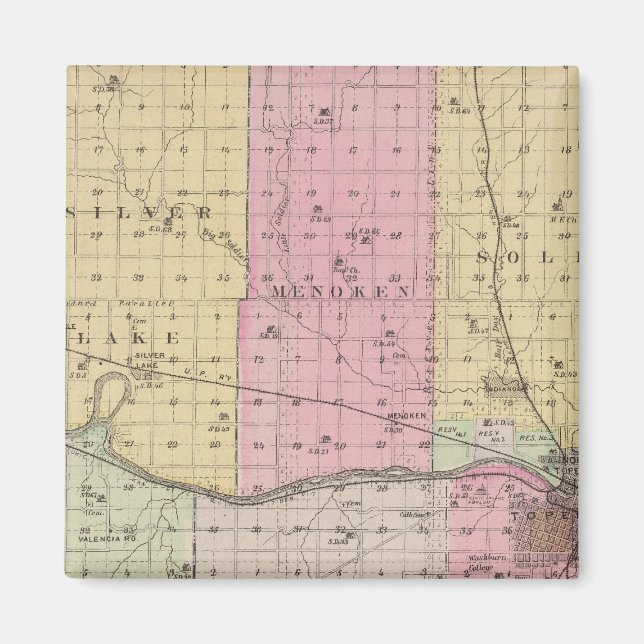 Imán Condado de Shawnee, Kansas (Frente)