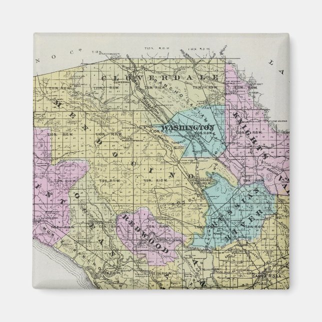 Imán Condado de Sonoma, California 18 (Frente)