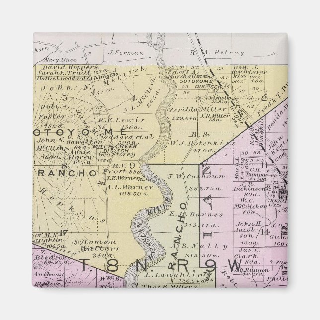 Imán Condado de Sonoma, California 2 (Frente)