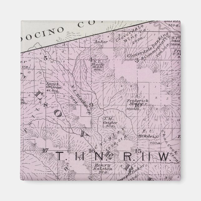 Imán Condado de Sonoma, California 7 (Frente)