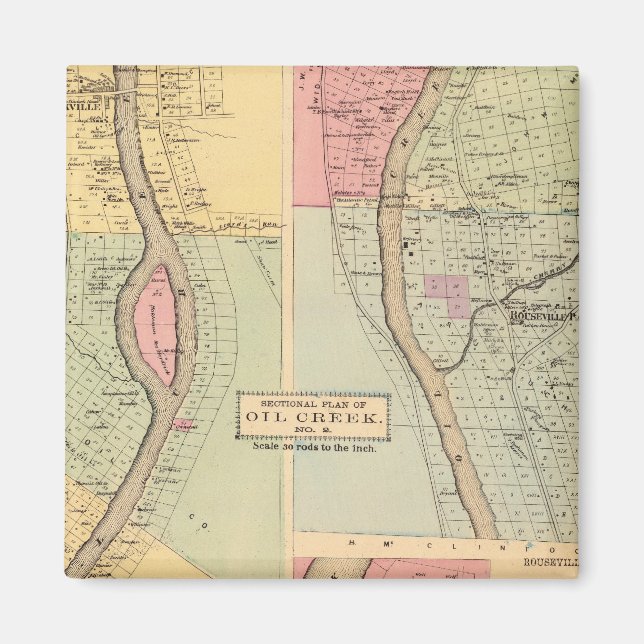 Imán Condado de Venango, Pennsylvania, condado de Creek (Frente)