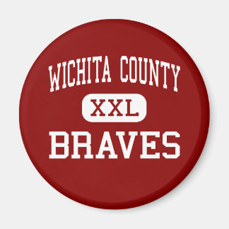 Imán Condado de Wichita - Braves - Junior - Leoti Kansa