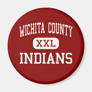Imán Condado de Wichita - Indians - High - Leoti Kansas