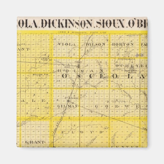 Imán Condados de Lyon (Frente)