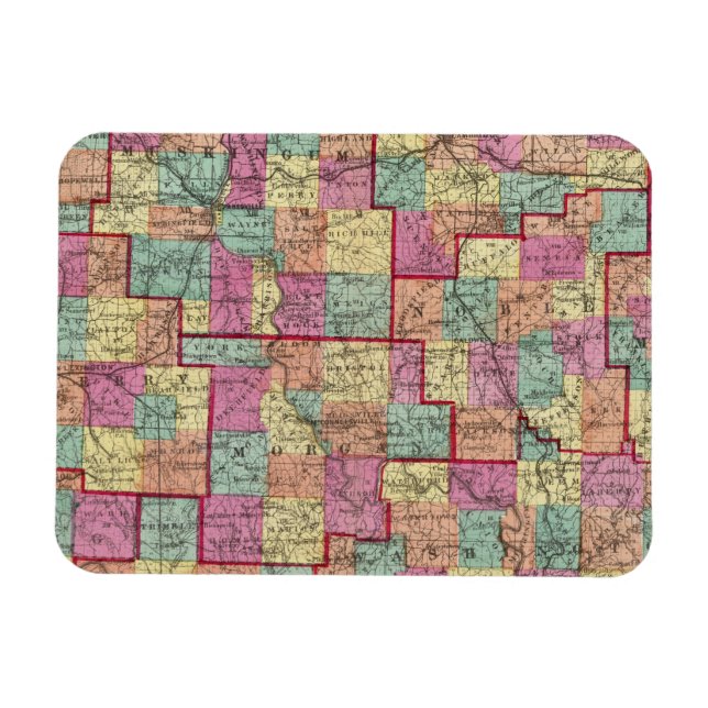 Imán Condados de Ohio (Horizontal)