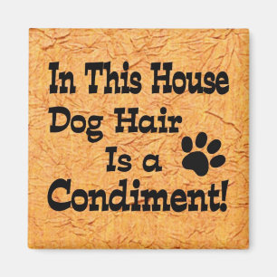 Imán Condimento de pelo de perro