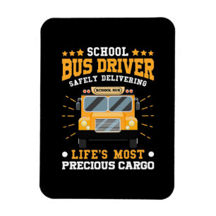 Imán Conductor de bus escolar que se entrega de forma s