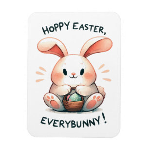 Imán Conejito de Pascua Feliz Pascua, a todos!