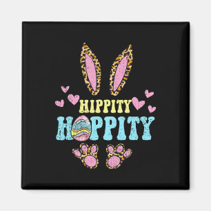 Imán Conejito de Pascua Hippity Hoppity Cazador de Huev