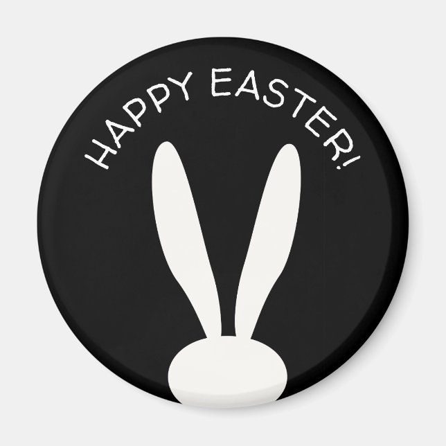 Imán Conejito dulce Fiesta de caza de huevos de pascua (Frente)