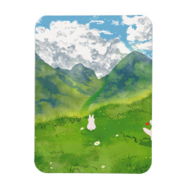 Imán Conejito lindo en Mountain View