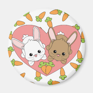 Imán Conejitos del amor