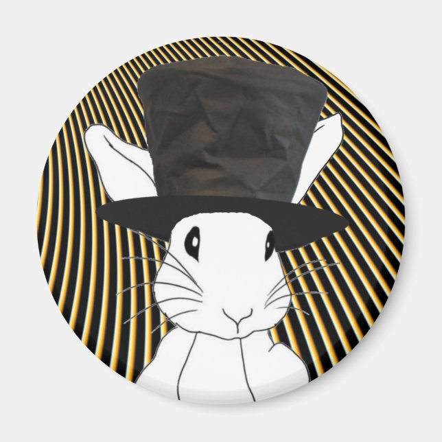 Imán Conejo blanco (Frente)