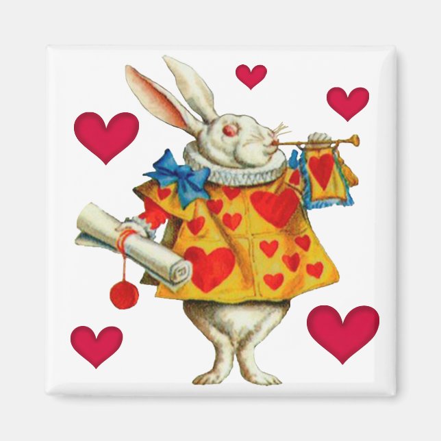 Imán Conejo blanco 1 (Frente)