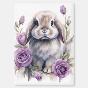 Imán Conejo Conejo Conejo Conejo Conejo Conejito Purple
