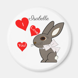 Imán Conejo conejo conejo "Te amo"!