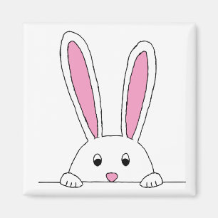 Imán Conejo Cute Clipart Peaking Cute Animals Bunny