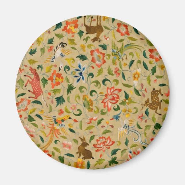 Imán Conejo de aves de corral de animales antiguos (Frente)