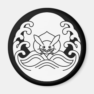 Imán Conejo de la luna ondulada