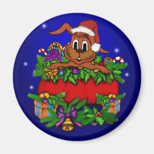 Imán Conejo de navidades