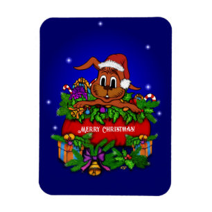 Imán Conejo de navidades
