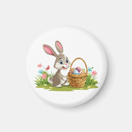 Imán conejo de Pascua