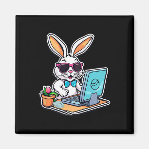 Imán Conejo de Pascua Amantes de los videojuegos de com