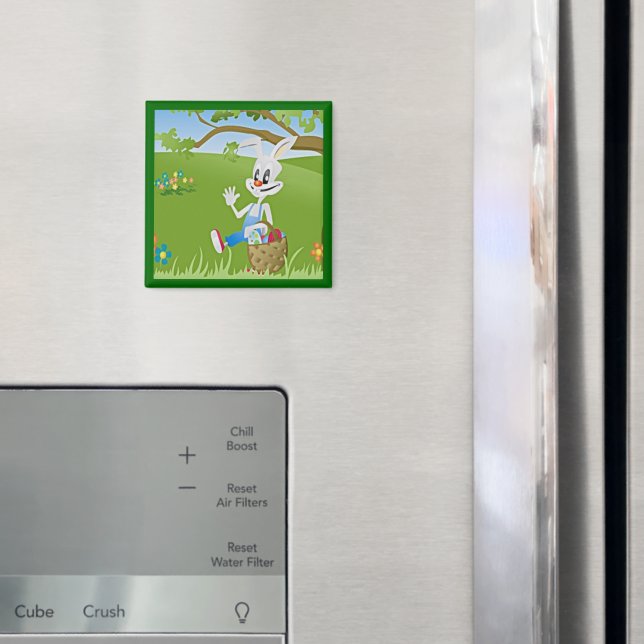 Imán Conejo de Pascua con huevos (In situ (nevera))