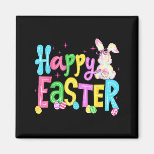 Imán Conejo de Pascua Feliz para Niños Niñas Adolescent