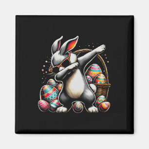 Imán Conejo de Pascua Feliz Pascua Huevo Regalo Niños B