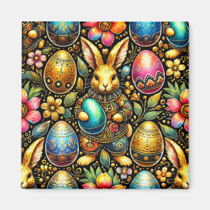 Imán ~ Conejo de Pascua y Huevos ~