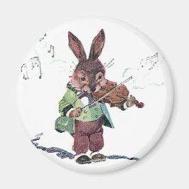 Imán Conejo jugando al violín