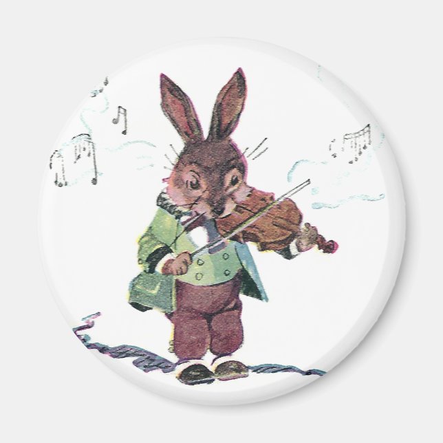 Imán Conejo jugando al violín (Frente)