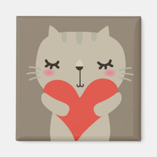 Imán Conejo lindo con amor