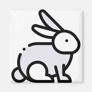 Imán Conejo Pequeño