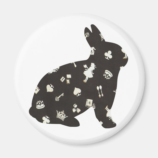 Imán Conejo Wonderland 1 (Frente)