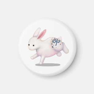 Imán Conejo zodiaco chino con Rótulo de astrología