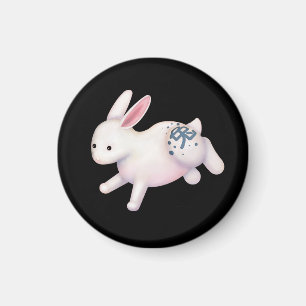 Imán Conejo zodiaco chino con Rótulo de astrología